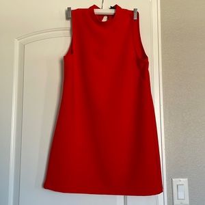 F21 Red Satin Mini Dress